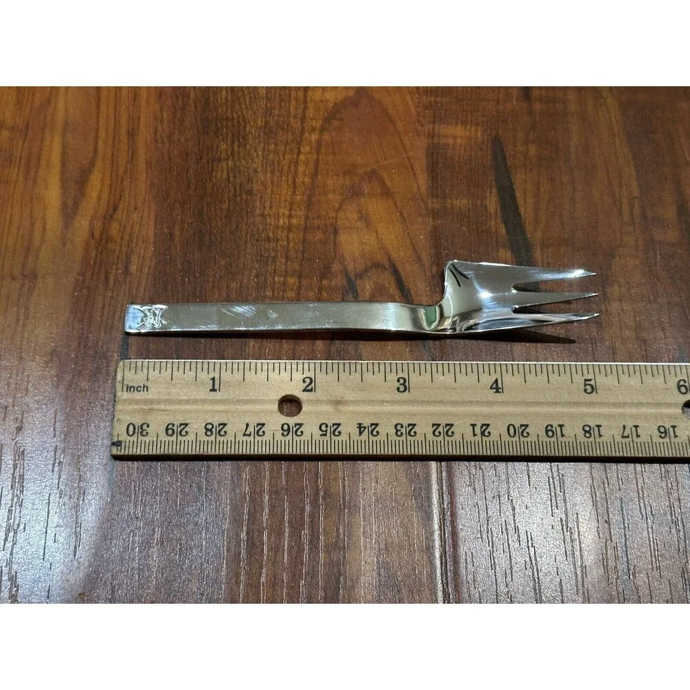Set of (8) Vintage Midget Japan 18-8 Stainless Steel 5” Forks in Box